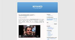 Desktop Screenshot of blog.boyahed.com